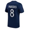 Fotbalové dres Paris Saint-Germain Paredes 8 Domácí 2022-23 Krátký Rukáv